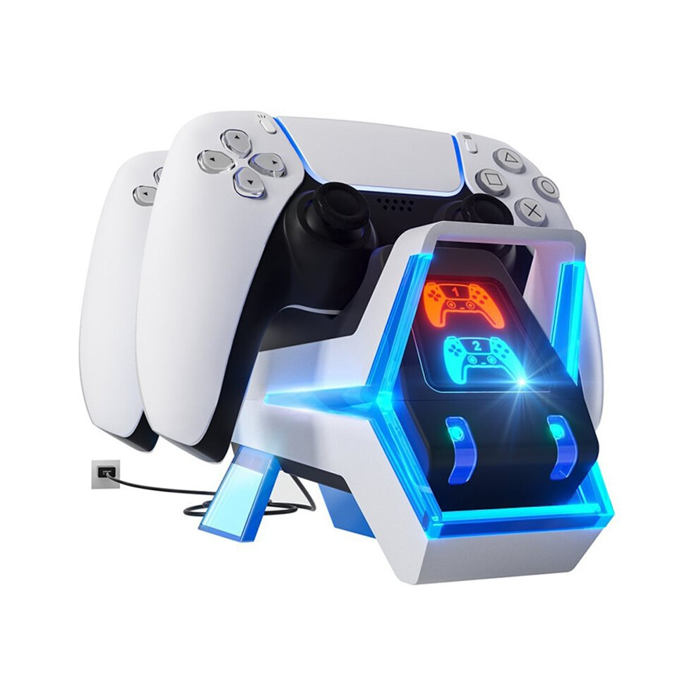 For Ps5 Controller Fast Charger Dual-Slot Charging Dock With Led Display Handle Charging Dock 6032853606621