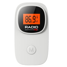 Pocket FM Radio with Clip Digital Tuning Battery Radio with Earphone for Walking/Jogging -the-Go Listening