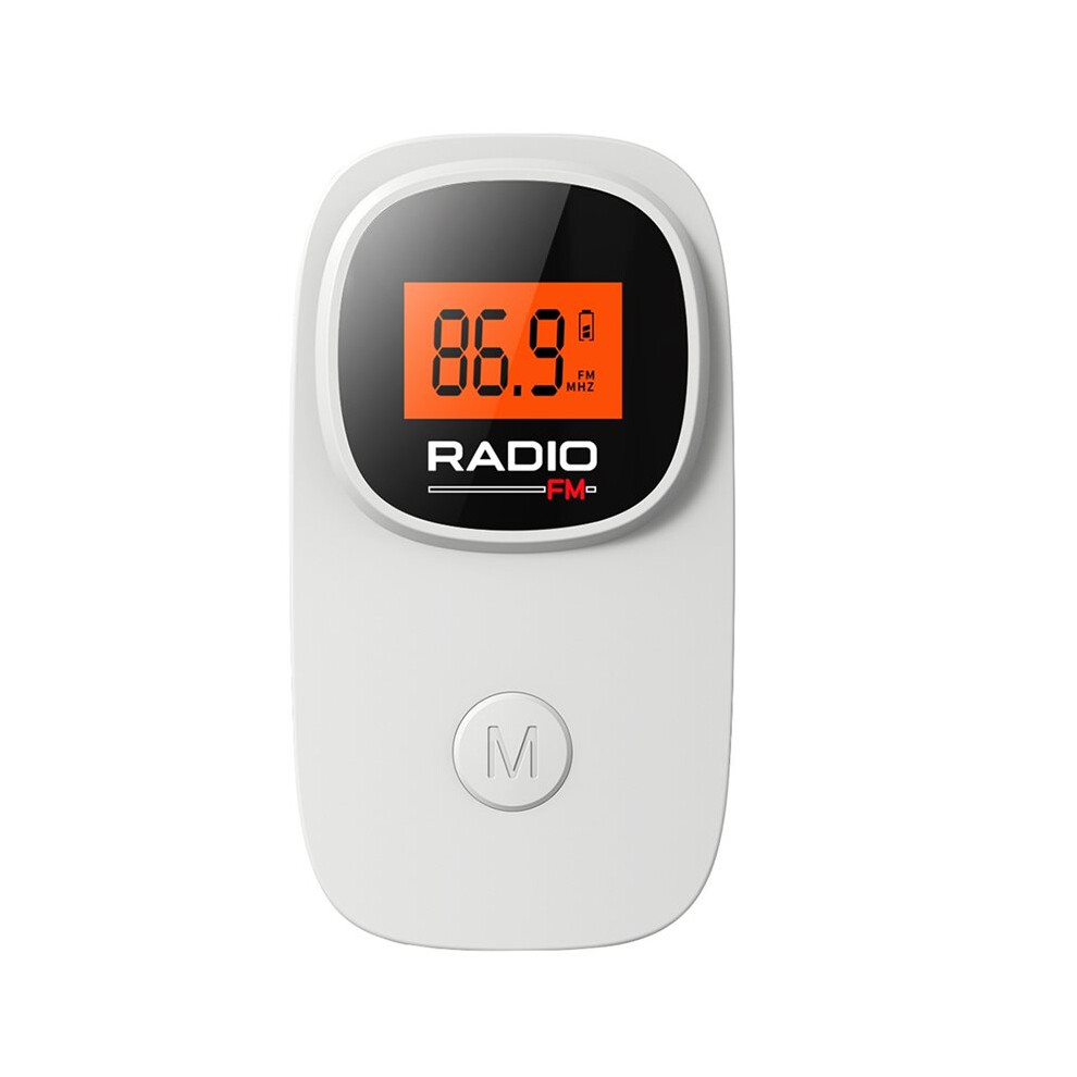 Pocket Fm Radio With Clip Digital Tuning Battery Radio With Earphone For Walking/Jogging -The-Go Listening 4713464896701