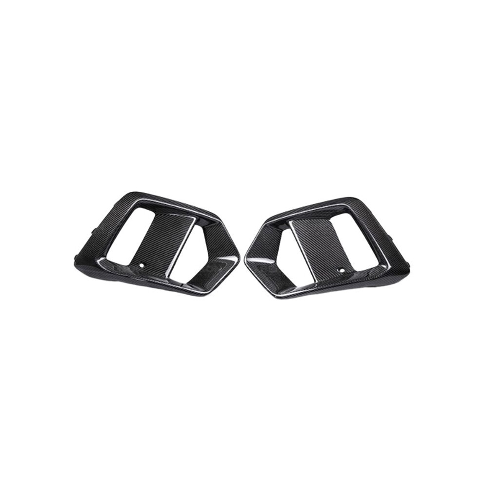 Car Front Fog Frame Fog Grille Trim For Focus Mk3 Mk3.5 2012-2018 Carbon Fiber Light 4713983097177