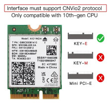 WiFi 6E AX211NGW WiFi Card with 8DB Antenna 5374Mbps Tri Band 2.4G/5G/6Ghz BT5.3 Wireless Network Card Adapter for Win11
