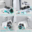 For PS5 Controller Fast Charger Dual-Slot Charging Dock with LED Display Handle Charging Dock 4