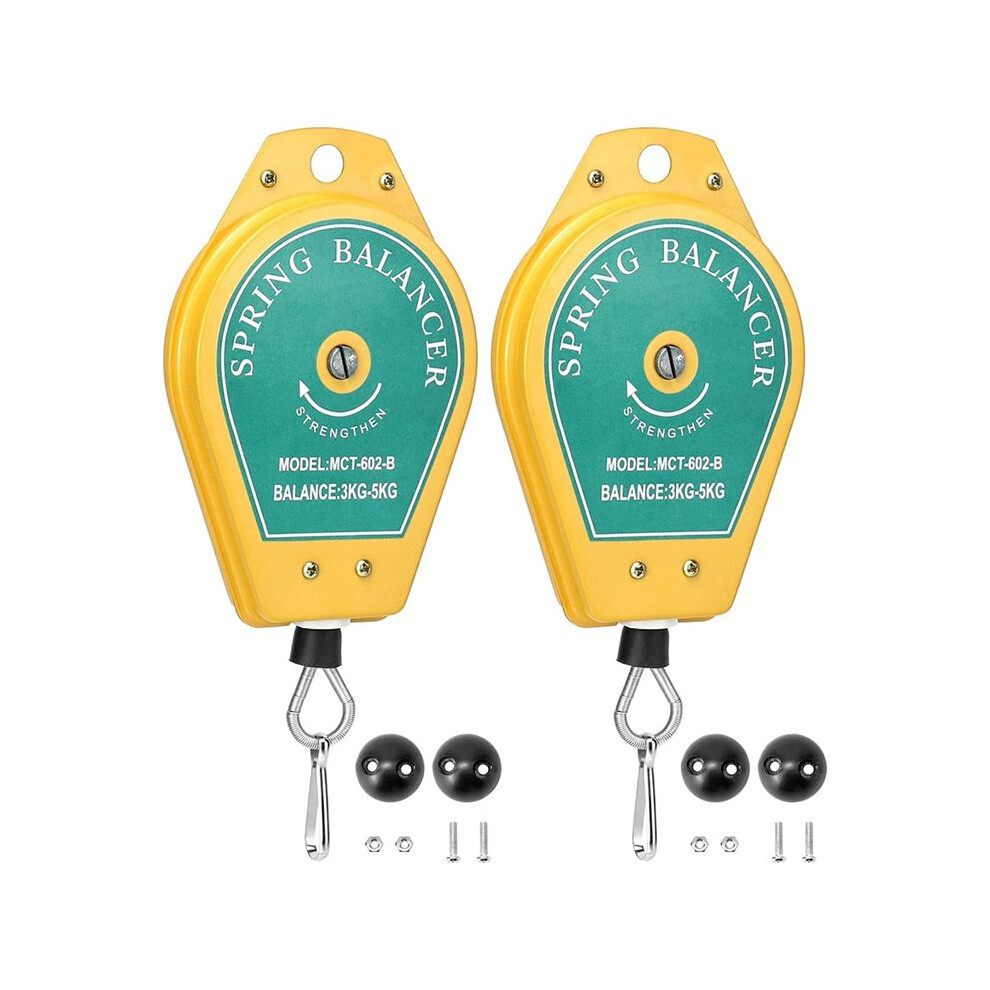 2 Pack Spring Balancer, 6.6Lbs - 11Lbs Bearing Retractable Tool Fixture Holder For Assembly- 4712980027729