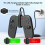 Charging Grip for   2 Game Grip Charging Protection Precision Fit Charge with Case  Charging Indicator 3