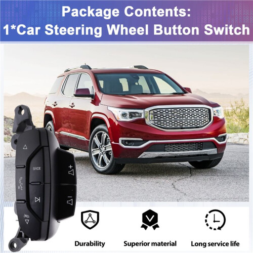 25851957 Car Steering Wheel Button  Cruise Control  Volume Control  for  Acadia 2009-2017 1