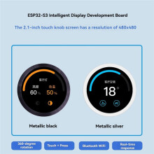 ESP32-S3 2.1 Inch Round Knob LCD Touch Display Screen Development WiFi LVGL for Black