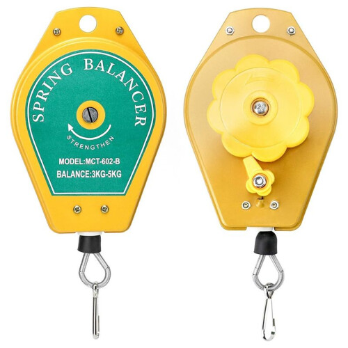 2 Pack Spring Balancer, 6.6lbs - 11lbs Bearing Retractable Tool Fixture Holder for Assembly- 1