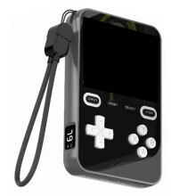 Console di Gioco Portatile Ad Assorbimento Magnetico da 5000 MAh con Ricarica Rapida Wireless o di Tipo C e Oltre 1500 Giochi, Nera