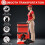 Front Wheels for Rolling Tool Box,Thickened Steel Construction Front Wheels Foldable Caster Wheel Kit 4