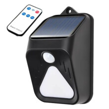 Waterproof Solar Powered Alarm Light Siren Remote Control Motion Detector Strobe Alarm Pet for Yard Outdoor Security