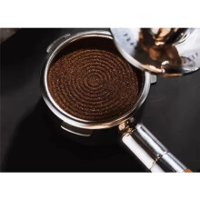 Coffee Tamper Espresso Tamper with Calibrated Spring Loaded Tamper with Ripple Base Coffee Distributor Tool 51mm