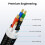 Cabo de Impressora USB 1,8 M, Cabo de Scanner USB 2.0 Tipo A Macho para B Macho para  para      e Mais 3
