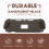 For  2 Protective Case Standable Cover TPU Soft Shell for   2 Game Console Case,Transparent-Black 2