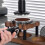 Coffee Powder Base for 51/53/58 mm Coffee Machine Handle Tamper Cloth Powder Hammer Solid Wood Storage Rack 5