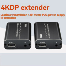 4K DP Extender 120KM Audio Video Transmission IR Infrared Extension DP1.4 for Computer Screen Image Transmission