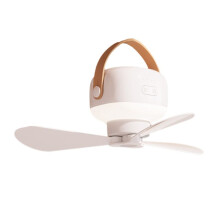 Ventilateur de Plafond Portable 7200 MAh, Rechargeable, LED, Électrique, avec Télécommande, pour la Maison, L'Extérieur, le Camping, à Suspendre