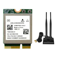 MT7927 WiFi7 Card Tri-Band 2.4G/5G/6G 8774M Wireless WiFi Network Card 5.4 Gigabit Wireless Network Card