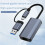 Gigabit Ethernet USB Type-C Data Transfer 1000Mbps RJ45 Ethernet Adapter for Laptop HDD Game Console 4
