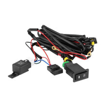 Kit de Câblage Universel pour Feux Antibrouillard LED 12 V, Interrupteur Marche/Arrêt, Relais et Fusibles