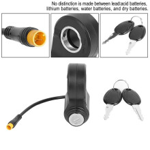 3 Pin Skateboard Door Lock with Key for G2 Pro/Max Electric Scooters Electric Door