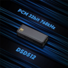 H3 Portable Headphone Amplifier ES9039Q2M Earphone Amplifier DAC 32bit/768kHz DSD512 Decoding AUX Balanced 3.5/4.4MM