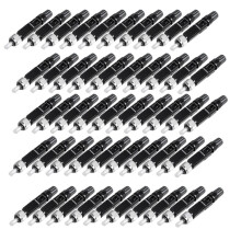 50Pcs FC Single-Mode Cold Splice Optical Fiber Cable Splice Connector Pre-Buried Fiber Optic Quick Connector