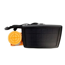 ME201WS Solar Water Level Meter Ultrasonic Level Sensor Solar Panel Powered Home Device Water Level Gauge