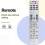 Replace RC002PM Remote Control for  Integrated Amplifier PM6002 PM6002/N1S PM6002/N1B 5