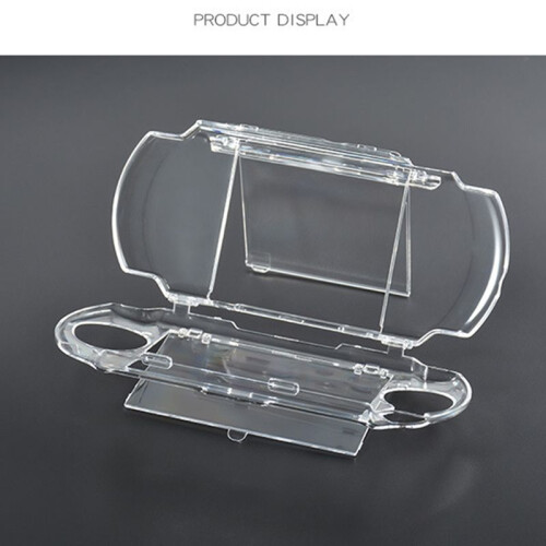For PSP2000 PSP3000 Crystal Clear Hard Case Transparent Protective Shell Universal Hard Case Housing for Game Console 2