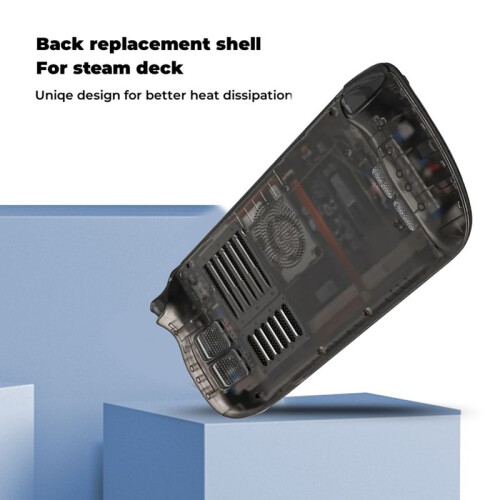 For  Transparent Back Shell Case Drop-Proof Heat-Dissipating Dust-Proof Enhanced Protection for Gaming Console 2