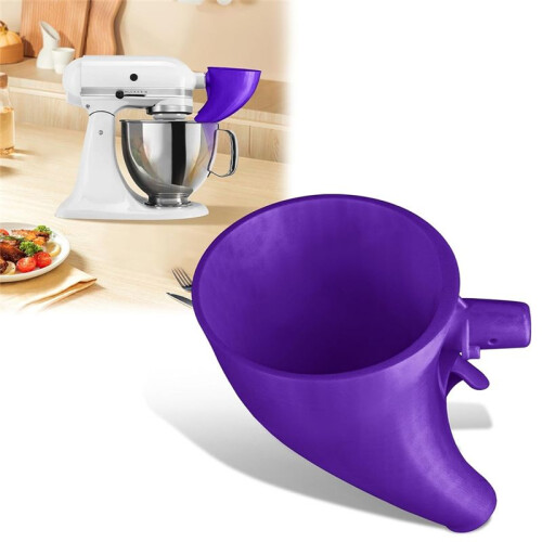 Flour Funnel Stand Mixer Attachment for  Mixer KSM150 5-Quart Icing Egg Liquid Funnel 1