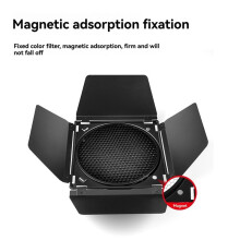Barn Door Reflector Honeycomb Grid 4 Color Filter Set for 18cm Standard Reflector for BD-04 Flash Accessories