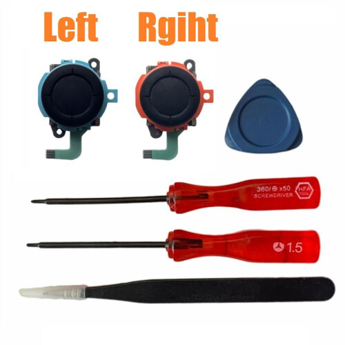 L/R 3D Analog Joystick Repair Kit for Switch2  Thumb Sticks Sensor Replace for  Switch2  Joystick 1
