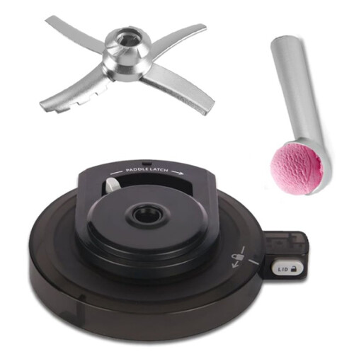 Outer Bowl Lid with Paddle Spoon for  NC500/NC501 Series Ice Cream Maker Reusable Creami Lid Replacement Kit 1