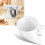 Flour Funnel Stand Mixer Attachment for  Mixer KSM150 5-Quart Icing Egg Liquid Funnel White 2