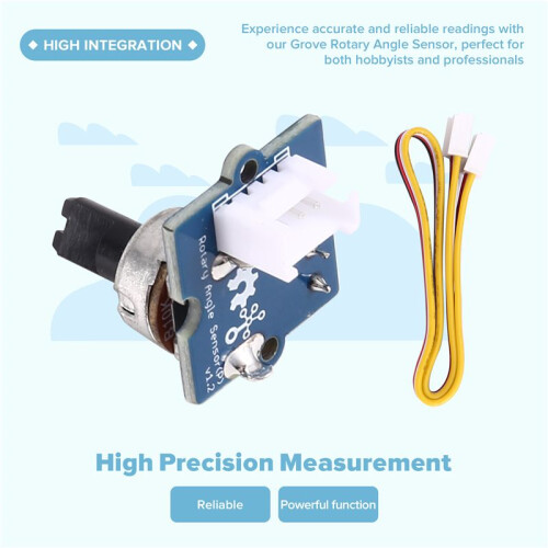 Grove - 300 Rotary Angle Sensor Potentiometer Module for  ,for Raspberry Pi ,DIY Electronics ,Robotics Projects