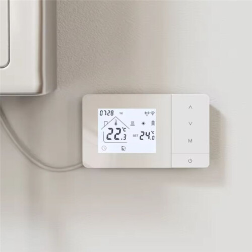 For Gas Boiler  Thermostat Wireless Temperature Controller with for Alexa &  Home for Heating/Cooling Systems 2