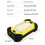 Portable LED Work Light with Double Magnets Adjustable Rechargeable Flashlight for Charging Mobile Green 2