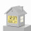 Home Decor House-Shaped Clock Multifunctional Children'S Clock Bedside Clock with Night Light and LCD Display A 6