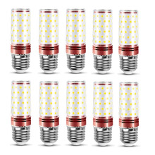 10Pcs E27 LED Corn Bulb 16W Corn Bulb Replace Halogens Lamps Small Screw-in Three-Color Lighting