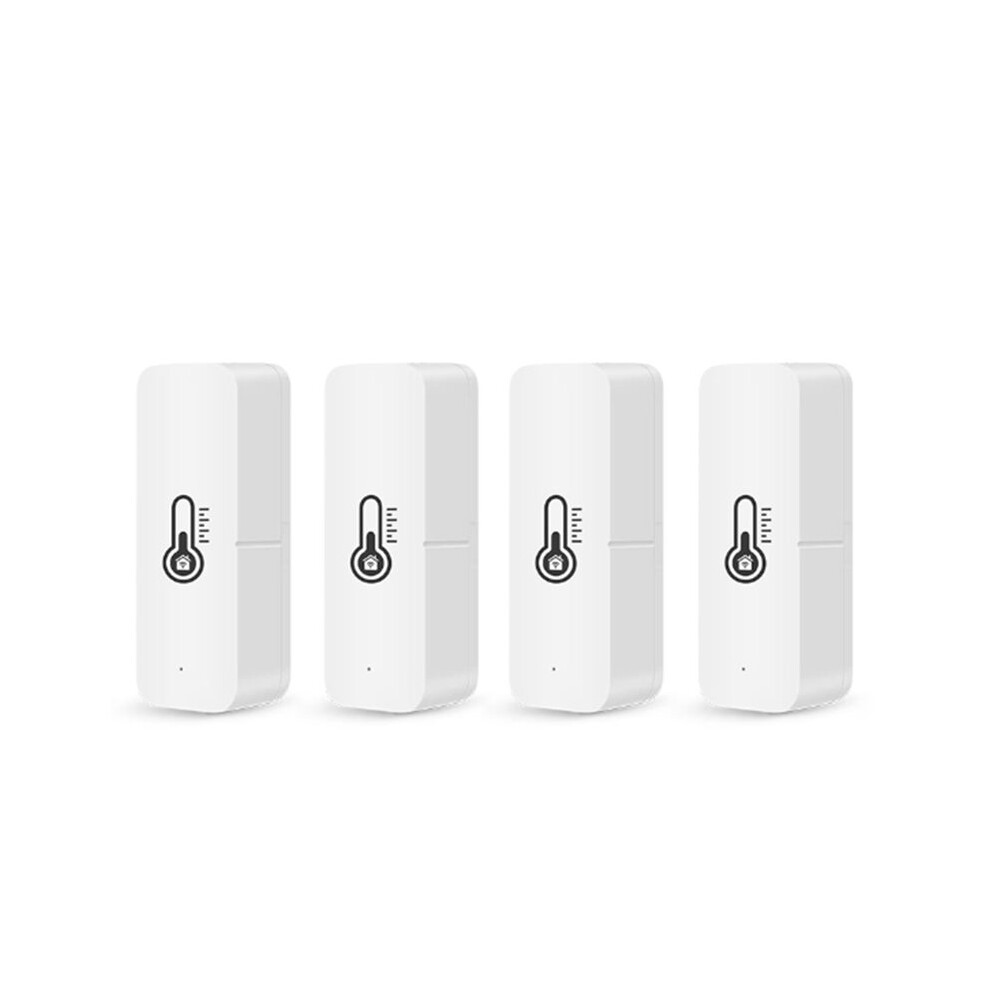 4Pcs Tuya Wifi Temperature Humidity Sensor Indoor Humidity Sensor App Monitoring For Alexa Home Assistant Tauoh