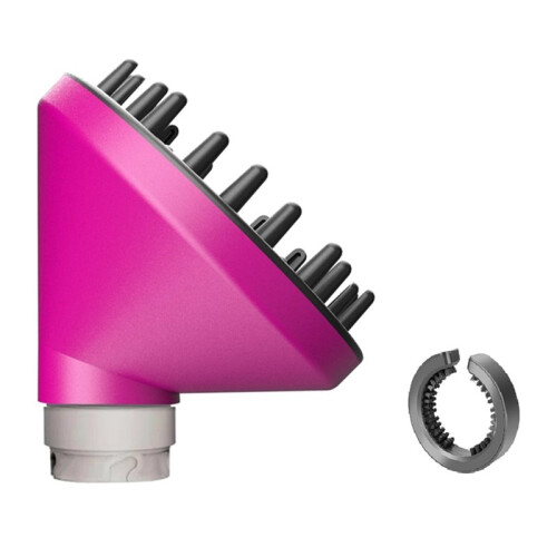 Diffuser Attachment with Cleaning Brush for  FlexStyle for Dryer Faster and Define Wavy CuRly B