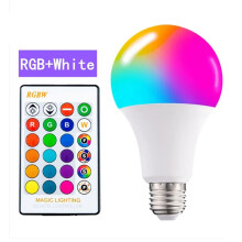 Color Changing Light Bulb with Remote 16 Color Multicolor RGBW Flood Light 20W E27 Dimmable LED Light Bulb