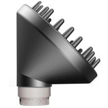 Diffusore per FlexStyle per Asciugare Più Velocemente e Definire I Capelli Mossi, Ricci, Grigio Scuro e Color Carne