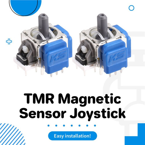 4PCS for PS5 Controller Joystick Upgrade Kit TMR Electromagnetic Thumbstick, 3D Analog Sensor Replacement 1