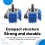 4PCS for PS5 Controller Joystick Upgrade Kit TMR Electromagnetic Thumbstick, 3D Analog Sensor Replacement 4