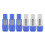 6PCS 3-Pin Speaker Connector 20A Power Plug Connector Input+Output Converters for Stage Light LED Screen Audio 1