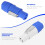 6PCS 3-Pin Speaker Connector 20A Power Plug Connector Input+Output Converters for Stage Light LED Screen Audio 5