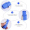 6PCS 3-Pin Speaker Connector 20A Power Plug Connector Input+Output Converters for Stage Light LED Screen Audio 6