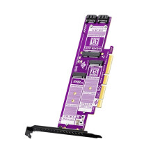 JEYI PCIE 5.0 to M2 NVMe++MSATA Adapter Card Computer Remote Startup Card 128Gbps PCIE 5.0 X4 to M2 NVMe Adapter Card